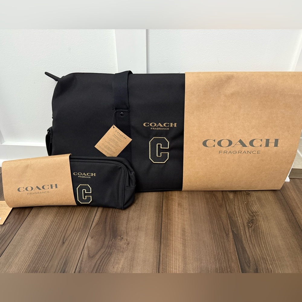 Coach duffle bag + small travel bag - set of 2